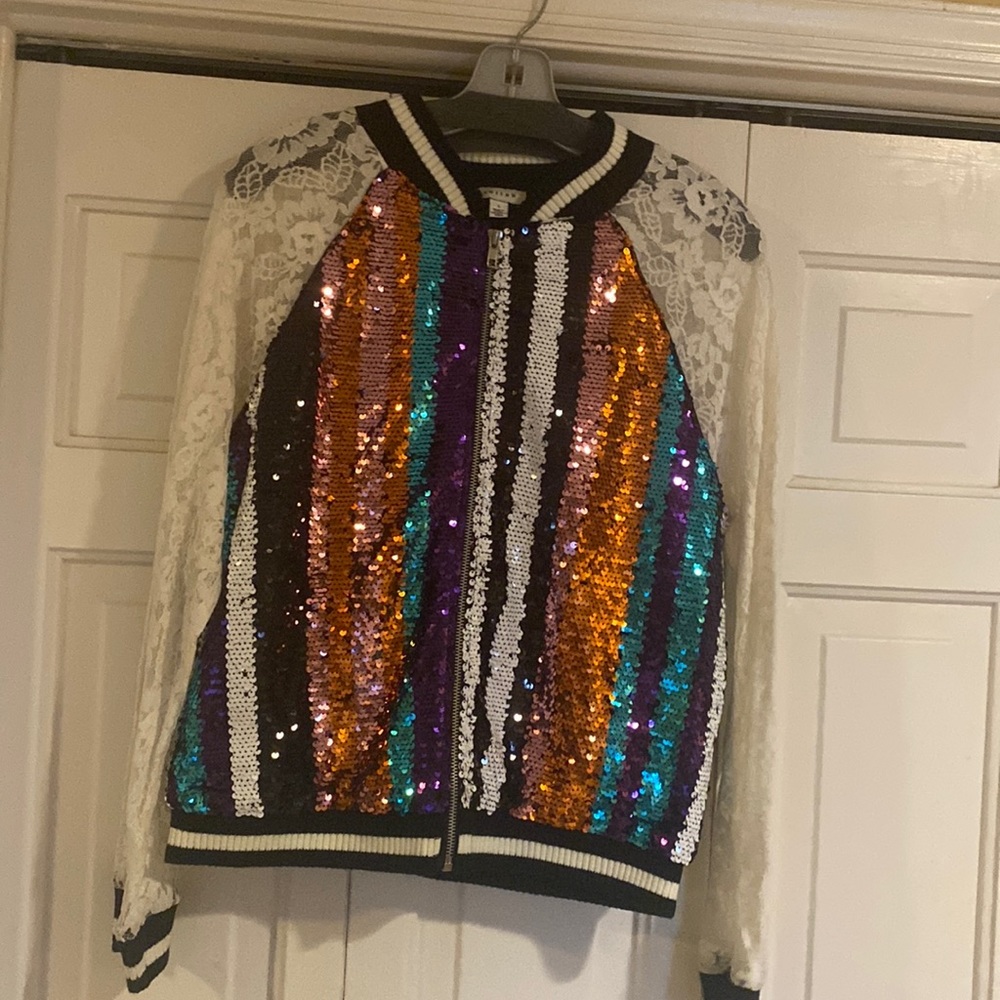 Zip Up Sequence Jacket *worn once*
